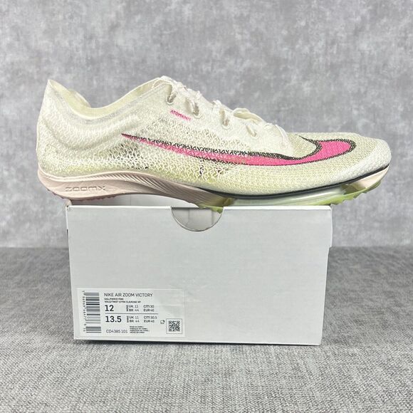 Nike Air Zoom Victory Sail Fierce Pink Track Shoes CD4385-101 Mens Size 12 New